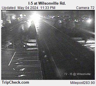 I5 Southbound at Wilsonville