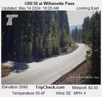 Willamette Pass Roadcam