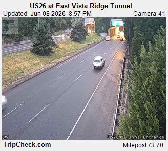 RoadCam - US26 at East Vista Ridge Tunnel