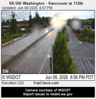 RoadCam - SR-500 Washington - Vancouver at 112th