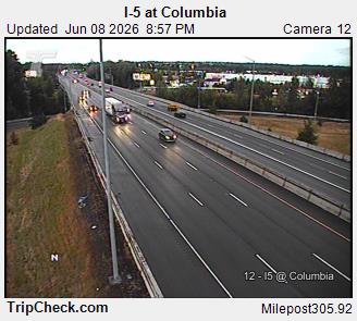 RoadCam - I-5 at Columbia