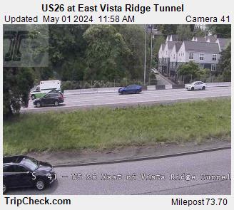 US26 at East Vista Ridge Tunnel