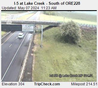 I-5 at Lake Creek - South of ORE228