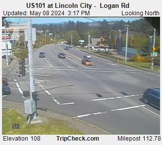 US101 at Lincoln City - Logan Rd