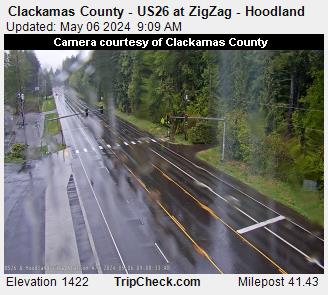 Clackamas County - US26 at ZigZag - Hoodland