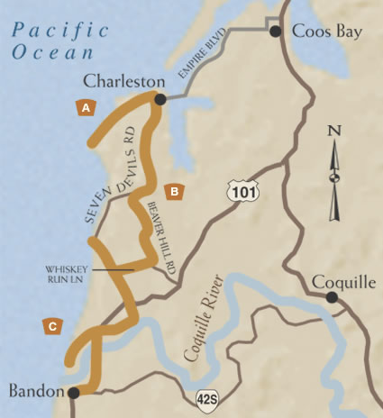 Charleston Bandon Map