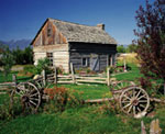 Chandler Cabin, the first building in Baker County, near Haines