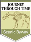 Journey Through Time Scenic Byway roadsign