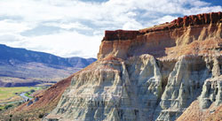 Rock formations in John Day Fossil Beds National Monument