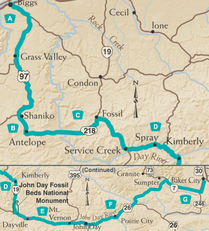 Journey Through Time highway Map