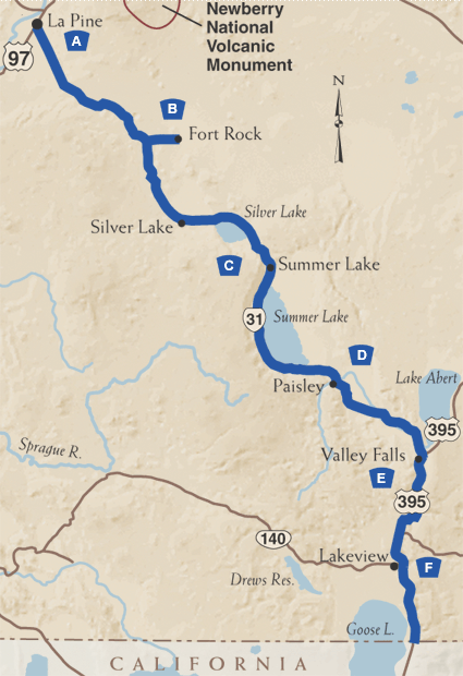 Oregon Outback Map