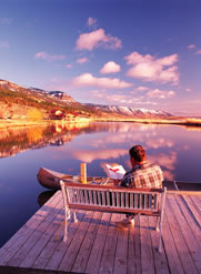 Reading on Summer Lake