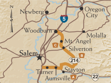 Silver Falls Map