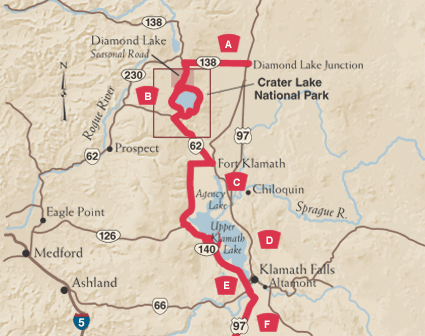 Volcanic Tour Map