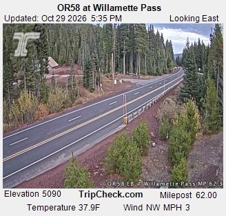 OR58 at Willamette Pass