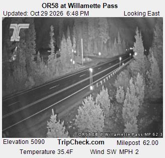 OR58 at Willamette Pass