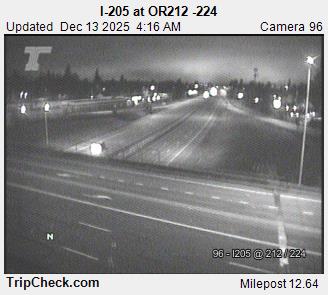 I 205 At Ore 212 224 Traffic Cam