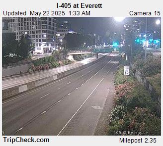 Traffic Cam I-405 at Everett