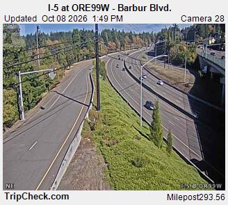 I-5 at ORE 99W-Barbur Blvd.