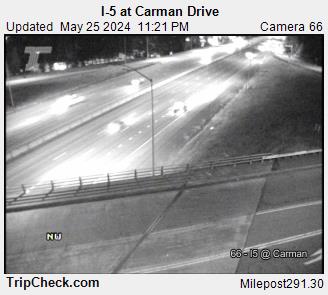 Traffic Cam I-5 at Carman Dr.