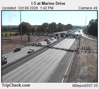 I-5 at Marine Dr.