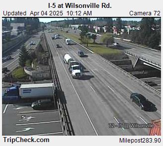 I-5 Wilsonville Road mile 284