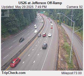 Traffic Cam US 26 at Jefferson Off-Ramp