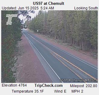 Traffic Cam US 97 at Chemult