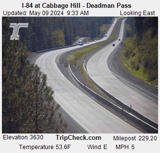 I-84 at Cabbage Hill - Deadman Pass