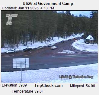Live Feed: US26 at G. Camp (Timberline Rd) Camera