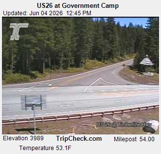Live Feed: US26 at G. Camp (Timberline Rd) Camera