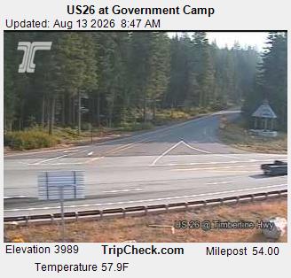 Live Feed: US26 at G. Camp (Timberline Rd) Camera
