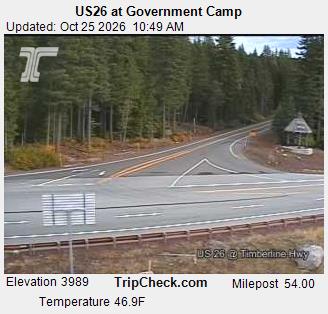 Live Feed: US26 at G. Camp (Timberline Rd) Camera