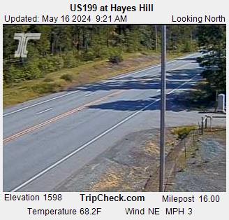 Traffic Cam US 199 at Hayes Hill