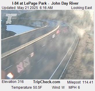 Traffic Cam I-84 at LePage Park -  John Day River