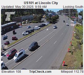 Traffic Cam US 101 at Lincoln City