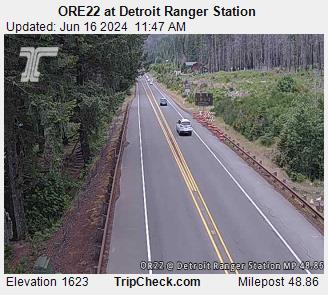 Detroit Lake Oregon Webcam | Rangers Station Trip Check