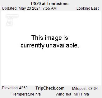 Traffic Cam US 20 at Tombstone