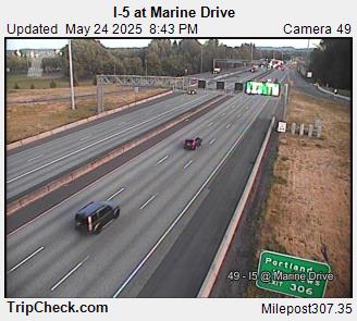 I-5 at Marine Drive